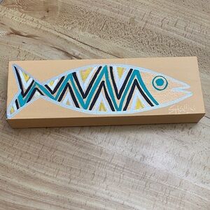 Fish painting on canvas